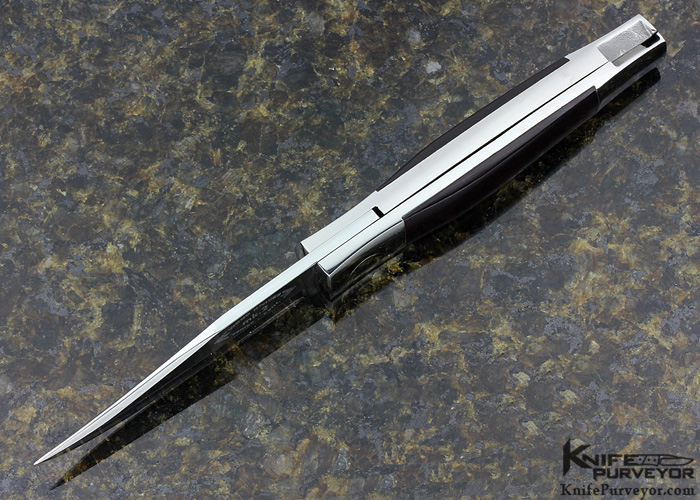 Barry Wood Custom Knife 1983 Micarta MK2 Funny Folder - Knife Purveyor