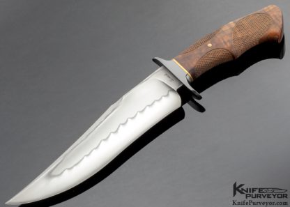 Ben Seward Custom Knife Fighter Winner of Best Handle at BLADE 2017 with Koa Wood and Zirconium Fighter