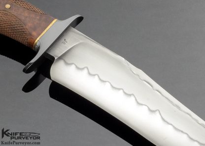 Ben Seward Custom Knife Fighter Winner of Best Handle at BLADE 2017 with Koa Wood and Zirconium Fighter - Image 4