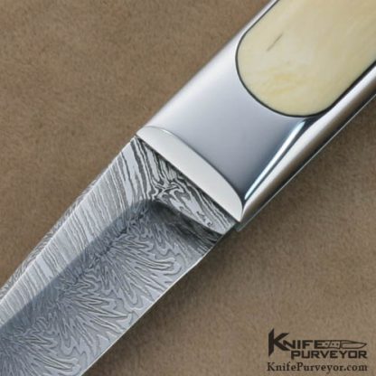 Charles Bennica Custom Knives 5 Piece Inlay Mammoth Ivory Opus One - Image 2