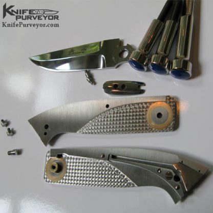 Charles Bennica Custom Knife Lapis Lazuli Take Down "Galaxie" - Image 3