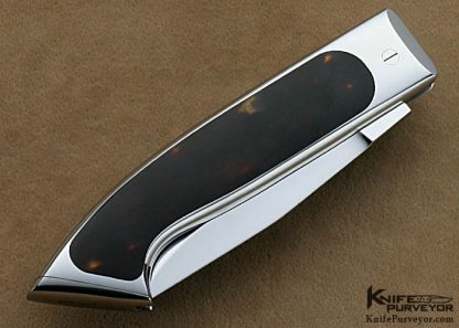 Charles Bennica Custom Knives Exotic Material Interframe Take Down Folder - Image 3