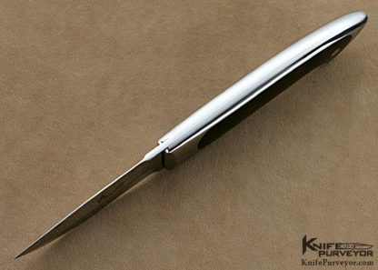 Charles Bennica Custom Knives Exotic Material Interframe Take Down Folder - Image 4