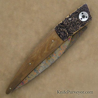 Bertie Reitveld Custom Knife Sahara  Bronze Bolsters - Image 3