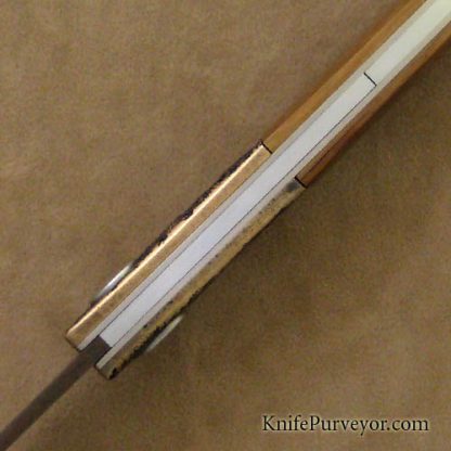 Bertie Reitveld Custom Knife Sahara  Bronze Bolsters - Image 4