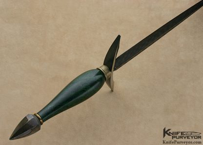 Bertie Rietveld Custom Knife Sole Authorship Verdite Dagger - Image 5