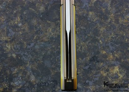 Bill King Custom Knife Gold Lip Pearl & Titanium Linerlock - Image 7