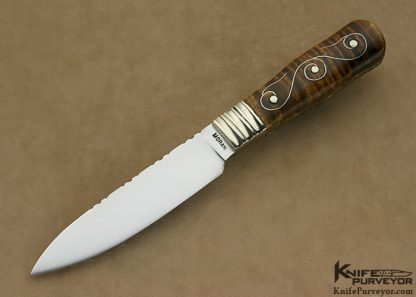 Bill Moran Custom Knife Hunter with Moon Face Sheath