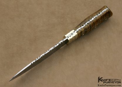 Bill Moran Custom Knife Hunter with Moon Face Sheath - Image 5