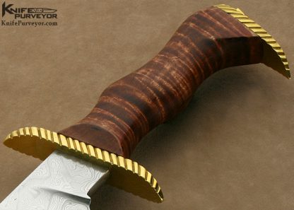Bill Moran Custom Knife Sole Authorship Damascus ST-23 Fighter - Image 3