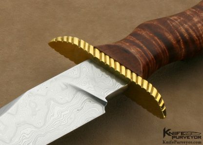 Bill Moran Custom Knife Sole Authorship Damascus ST-23 Fighter - Image 2