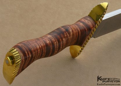 Bill Moran Custom Knife Sole Authorship Damascus ST-23 Fighter - Image 8