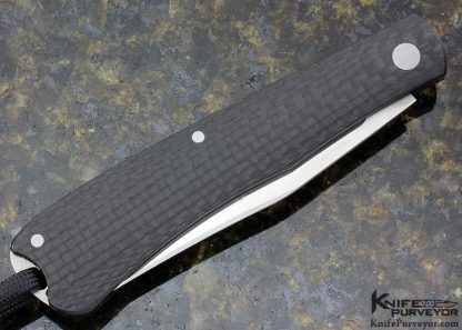 Bill Ruple Custom Knife Shadow Carbon Fiber Slip Joint - Image 3