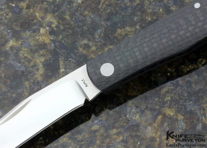 Bill Ruple Custom Knife Shadow Carbon Fiber Slip Joint - Image 2
