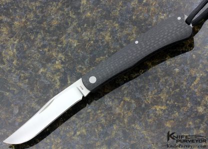Bill Ruple Custom Knife Shadow Carbon Fiber Slip Joint