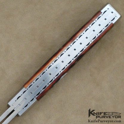 Bill Ruple Custom Knife Amber Jigged Bone Doctor's Knife - Image 4
