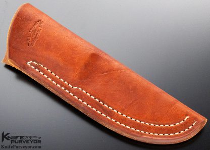 Bob Dozier Custom Knife Green Canvas Micarta Loveless Style Skinner II - Image 7