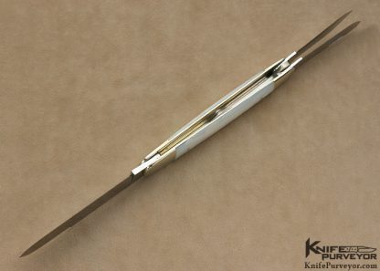 Bob Enders Custom Knives Mother of Pearl Triple Bladed Slipjoint - Image 5