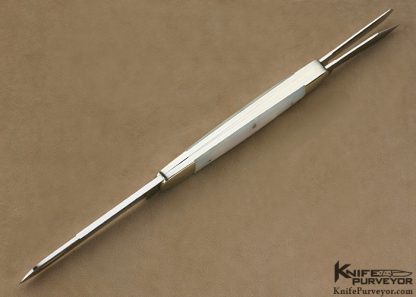 Bob Enders Custom Knives Mother of Pearl Triple Bladed Slipjoint - Image 4