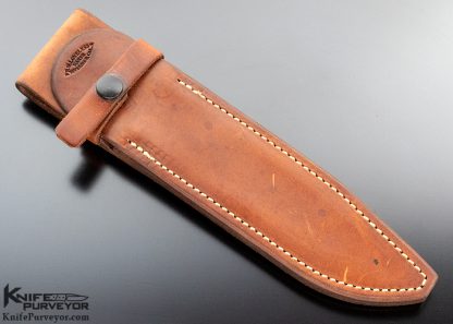 Bob Loveless Custom Knife 40 Years Football Logo Desert Ironwood Dixon Fighter - Image 6