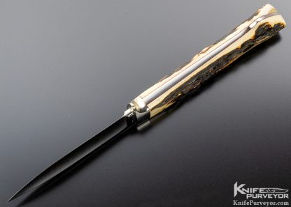 Bob Loveless Custom Knife Premium Stag Lawndale Drop Point Hunter - Image 6