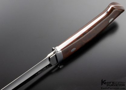 Bob Loveless Custom Knife 40 Years Football Logo Desert Ironwood Dixon Fighter - Image 8