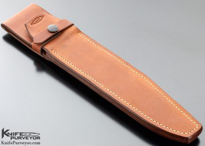 Bob Loveless Custom Knife Double Nude Logo Micarta "Big Bear" Subhilt Fighter with Double Escutcheons - Image 7
