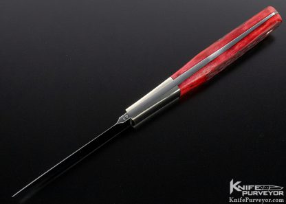 Bob Loveless Custom Knife 1986 Vintage  #15 Red Jigged Bone Stiff Horn - Image 6