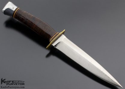 Bob Loveless Custom Knife Delaware Maid First Stock Removal Made Knife by Bob Loveless as featured on page 16 in Al Williams book, "Bob Loveless Living on the Edge: Logos of the Loveless Legend". - Image 3