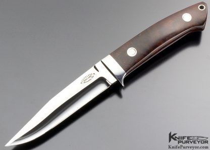Bob Loveless Custom Knife Desert Ironwood 40th Anniversary Boot Knife