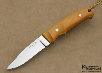 Bob Loveless Custom Knives Westinghouse Micarta Improved Handle Utility Knife