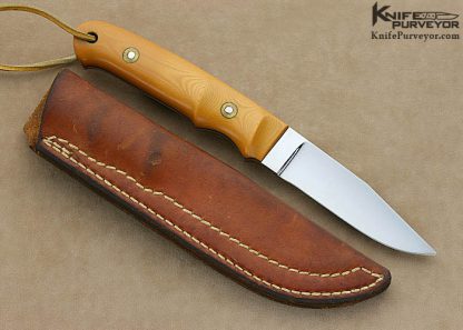 Bob Loveless Custom Knives Westinghouse Micarta Improved Handle Utility Knife - Image 4