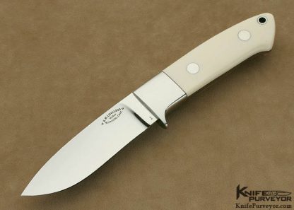 Bob Loveless Custom Knives #1  Drop Point Hunter with Extended Bolster Featured in Luigi Peppini's "R.W. Loveless" Collection Book