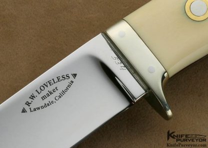 Bob Loveless Custom Knife "Lawndale"  Drop Point Hunter - Image 2