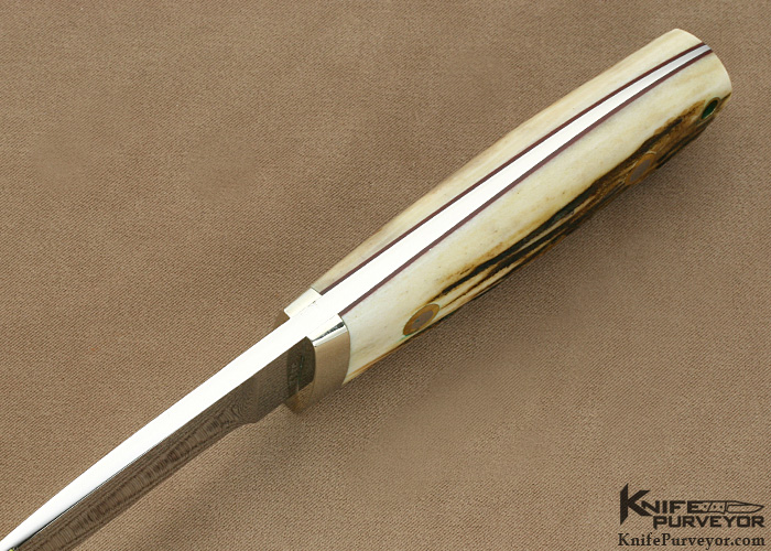 Bob Loveless Custom Knife Riverside Stag Drop Point Hunter - Image 3