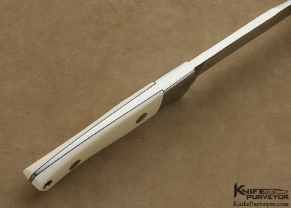 Bob Loveless Custom Knives #1 Stretch Utility with Extended Bolster Featured in Luigi Peppini's "R.W. Loveless" Collection Book - Image 4