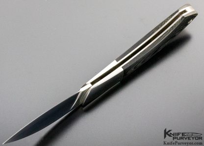 Bob Lum Custom Knife Black Micarta Slipjoint - Image 7