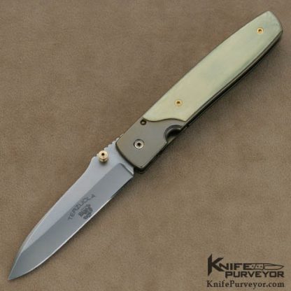 Bob Terzuola Custom Knife CPM S30V, Titanium Linerlock