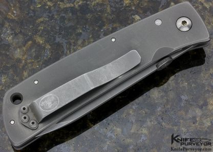 Robert Terzola Custom Knife Titanium Linerlock - Image 3