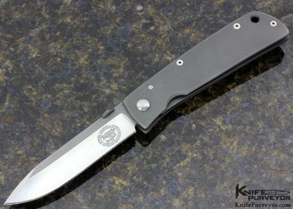 Robert Terzola Custom Knife Titanium Linerlock