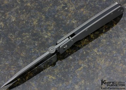 Robert Terzola Custom Knife Titanium Linerlock - Image 4