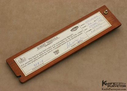 Bob Terzuola Custom Knife Guatemalan Made Sambar Stag Fixed Blade - Image 8