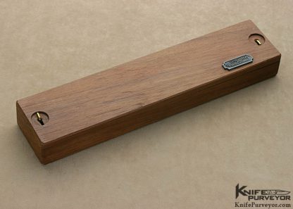 Bob Terzuola Custom Knife Guatemalan Made Lignum Vitae "Combat Master" Fixed Blade - Image 7