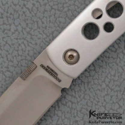 Phil Boguszewski Custom Knife Aluminum Lockback - Image 2