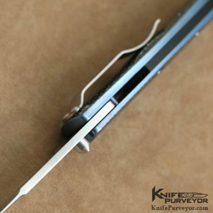 Phil Boguszewski Custom Knife #1 Fish Scale Linerlock - Image 4