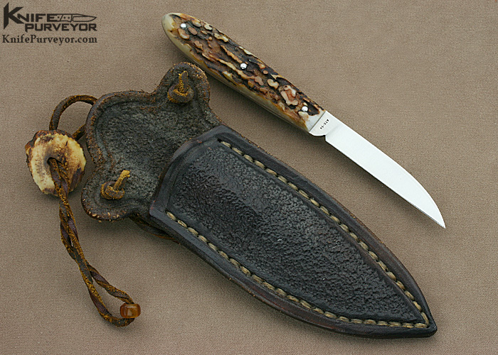 Tony Bose Custom Knife Stag Desk Knife - Image 5