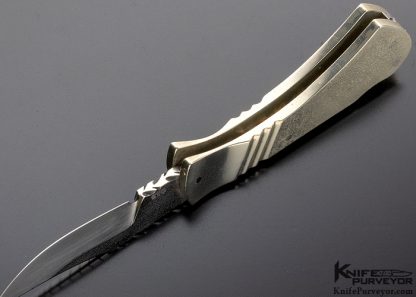 Bracy Ledford Custom Knife Nickle Silver Lockback - Image 7