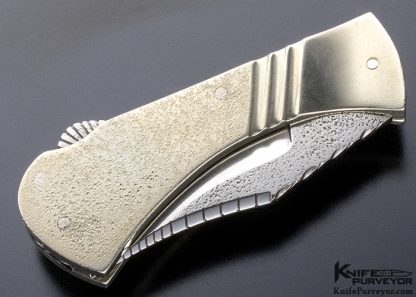 Bracy Ledford Custom Knife Nickle Silver Lockback - Image 5