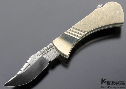 Bracy Ledford Custom Knife Nickle Silver Lockback