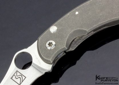 Brad Southard Custom Knife"Mini" Warncliff Folder - Image 2
